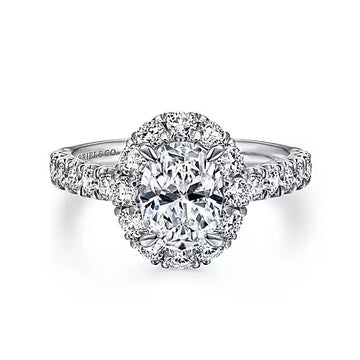 14KW Semi-Mount Diamond Engagement Ring w/ 1.15 ctw, Size 6
